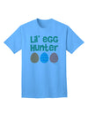 Easter-themed Green Adult T-Shirt by TooLoud - Perfect for the Lil' Egg Hunter-Mens T-shirts-TooLoud-Aquatic-Blue-Small-Davson Sales