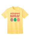 Easter-themed Pink Adult T-Shirt by TooLoud - A Must-Have for Eggspert Hunters-Mens T-shirts-TooLoud-Yellow-Small-Davson Sales