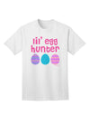 Easter-themed Pink Adult T-Shirt by TooLoud - Perfect for Lil' Egg Hunters-Mens T-shirts-TooLoud-White-Small-Davson Sales