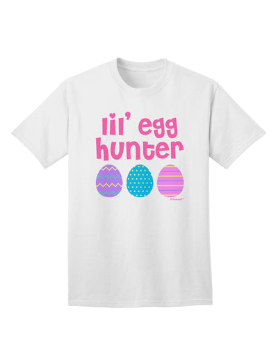 Easter-themed Pink Adult T-Shirt by TooLoud - Perfect for Lil' Egg Hunters-Mens T-shirts-TooLoud-White-Small-Davson Sales