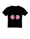 Easy Mermaid Costume Pink Shells - Halloween Toddler T-Shirt Dark-Toddler T-Shirt-TooLoud-Black-2T-Davson Sales