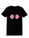 Easy Mermaid Costume Pink Shells - Halloween Womens Dark T-Shirt-TooLoud-Black-X-Small-Davson Sales