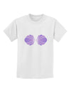 Easy Mermaid Costume Purple Shells - Halloween Childrens T-Shirt-Childrens T-Shirt-TooLoud-White-X-Small-Davson Sales