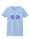 Easy Mermaid Costume Purple Shells - Halloween Womens T-Shirt-Womens T-Shirt-TooLoud-Light-Blue-X-Small-Davson Sales