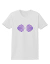 Easy Mermaid Costume Purple Shells - Halloween Womens T-Shirt-Womens T-Shirt-TooLoud-White-X-Small-Davson Sales