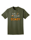 Eat Drink Scary Black Adult Dark T-Shirt-Mens T-Shirt-TooLoud-Military-Green-Small-Davson Sales