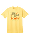 Eat Drink Scary Black Adult T-Shirt-Mens T-Shirt-TooLoud-Yellow-Small-Davson Sales