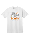 Eat Drink Scary Black Adult T-Shirt-Mens T-Shirt-TooLoud-White-Small-Davson Sales