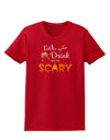 Eat Drink Scary Black Womens Dark T-Shirt-TooLoud-Red-X-Small-Davson Sales