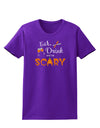 Eat Drink Scary Black Womens Dark T-Shirt-TooLoud-Purple-X-Small-Davson Sales