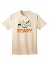 Eat Drink Scary Green Adult T-Shirt-Mens T-Shirt-TooLoud-Natural-Small-Davson Sales