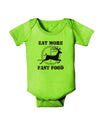 Eat More Fast Food - Deer Baby Romper Bodysuit-Baby Romper-TooLoud-Lime-06-Months-Davson Sales