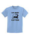 Eat More Fast Food - Deer Childrens T-Shirt-Childrens T-Shirt-TooLoud-Light-Blue-X-Small-Davson Sales