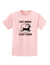 Eat More Fast Food - Deer Childrens T-Shirt-Childrens T-Shirt-TooLoud-PalePink-X-Small-Davson Sales