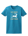 Eat More Fast Food - Deer Womens Dark T-Shirt-TooLoud-Turquoise-X-Small-Davson Sales