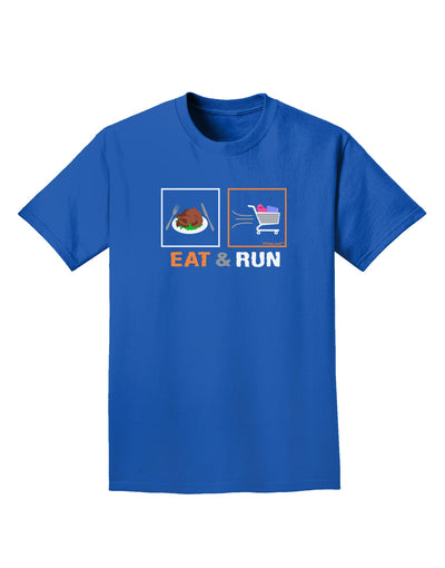 Eat & Run Black Friday Adult Dark T-Shirt-Mens T-Shirt-TooLoud-Royal-Blue-Small-Davson Sales