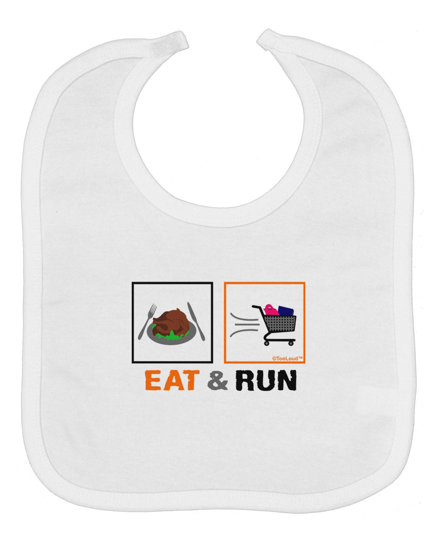 Eat & Run Black Friday Baby Bib