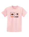 Eat & Run Black Friday Childrens T-Shirt-Childrens T-Shirt-TooLoud-PalePink-X-Small-Davson Sales