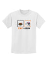 Eat & Run Black Friday Childrens T-Shirt-Childrens T-Shirt-TooLoud-White-X-Small-Davson Sales