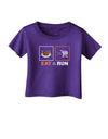 Eat & Run Black Friday Infant T-Shirt Dark-Infant T-Shirt-TooLoud-Purple-06-Months-Davson Sales