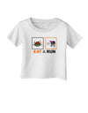 Eat & Run Black Friday Infant T-Shirt-Infant T-Shirt-TooLoud-White-06-Months-Davson Sales