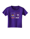 Eat & Run Black Friday Toddler T-Shirt Dark-Toddler T-Shirt-TooLoud-Purple-2T-Davson Sales