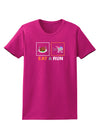 Eat & Run Black Friday Womens Dark T-Shirt-TooLoud-Hot-Pink-Small-Davson Sales