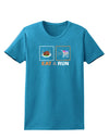 Eat & Run Black Friday Womens Dark T-Shirt-TooLoud-Turquoise-X-Small-Davson Sales