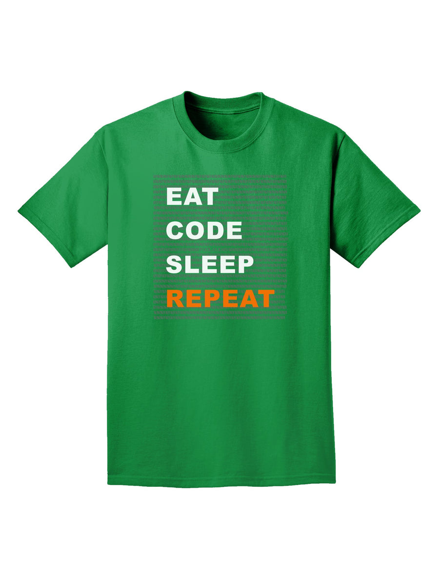 Eat Sleep Code Repeat Adult Dark T-Shirt by TooLoud-Mens T-Shirt-TooLoud-Purple-Small-Davson Sales