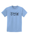 Eat Sleep Coffee Design Childrens T-Shirt by TooLoud-Childrens T-Shirt-TooLoud-Light-Blue-X-Small-Davson Sales