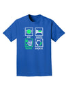 Eat Sleep Drink Green Beer Repeat Adult Dark T-Shirt-Mens T-Shirt-TooLoud-Royal-Blue-Small-Davson Sales