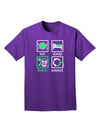 Eat Sleep Drink Green Beer Repeat Adult Dark T-Shirt-Mens T-Shirt-TooLoud-Purple-Small-Davson Sales