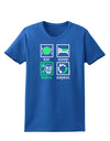 Eat Sleep Drink Green Beer Repeat Womens Dark T-Shirt-TooLoud-Royal-Blue-X-Small-Davson Sales