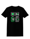 Eat Sleep Drink Green Beer Repeat Womens Dark T-Shirt-TooLoud-Black-X-Small-Davson Sales