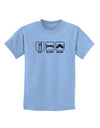 Eat Sleep Game Design Childrens T-Shirt by TooLoud-Childrens T-Shirt-TooLoud-Light-Blue-X-Small-Davson Sales