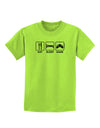 Eat Sleep Game Design Childrens T-Shirt by TooLoud-Childrens T-Shirt-TooLoud-Lime-Green-X-Small-Davson Sales