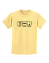 Eat Sleep Music Design Childrens T-Shirt by TooLoud-Childrens T-Shirt-TooLoud-Daffodil-Yellow-X-Small-Davson Sales