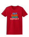 Eat Sleep Rave Repeat Hypnotic Womens Dark T-Shirt by TooLoud-Womens T-Shirt-TooLoud-Red-X-Small-Davson Sales