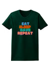 Eat Sleep Rave Repeat Hypnotic Womens Dark T-Shirt by TooLoud-Womens T-Shirt-TooLoud-Forest-Green-Small-Davson Sales