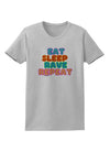 Eat Sleep Rave Repeat Hypnotic Womens T-Shirt by TooLoud-Womens T-Shirt-TooLoud-AshGray-X-Small-Davson Sales