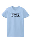 Eat Sleep Rock Design Womens T-Shirt by TooLoud-Womens T-Shirt-TooLoud-Light-Blue-X-Small-Davson Sales