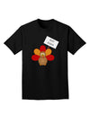 Eat Sushi Thanksgiving Turkey Adult Dark T-Shirt-Mens T-Shirt-TooLoud-Black-Small-Davson Sales