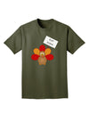 Eat Sushi Thanksgiving Turkey Adult Dark T-Shirt-Mens T-Shirt-TooLoud-Military-Green-Small-Davson Sales