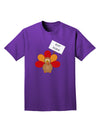 Eat Sushi Thanksgiving Turkey Adult Dark T-Shirt-Mens T-Shirt-TooLoud-Purple-Small-Davson Sales