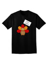 Eat Sushi Thanksgiving Turkey Adult Dark V-Neck T-Shirt-TooLoud-Black-Small-Davson Sales