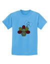 Eat Sushi Thanksgiving Turkey Childrens T-Shirt-Childrens T-Shirt-TooLoud-Aquatic-Blue-X-Small-Davson Sales