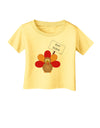 Eat Sushi Thanksgiving Turkey Infant T-Shirt-Infant T-Shirt-TooLoud-Daffodil-Yellow-06-Months-Davson Sales