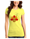 Eat Sushi Thanksgiving Turkey Juniors T-Shirt-Womens Juniors T-Shirt-TooLoud-Yellow-Juniors Fitted XS-Davson Sales