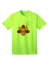 Eat Sushi Thanksgiving Turkey Premium Adult T-Shirt - A Unique Twist on Holiday Apparel-Mens T-shirts-TooLoud-Neon-Green-Small-Davson Sales