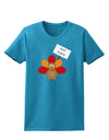 Eat Sushi Thanksgiving Turkey Womens Dark T-Shirt-TooLoud-Turquoise-X-Small-Davson Sales